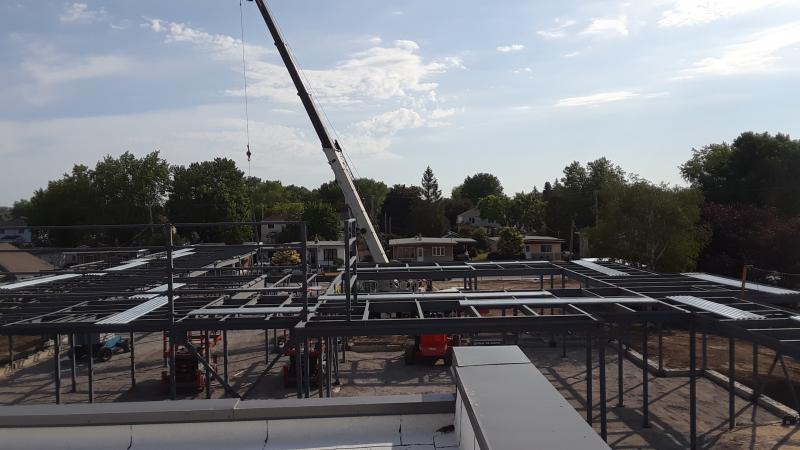 Vue de la structure.