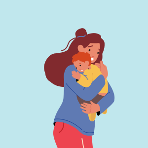 Sans médecin de famille? Maman avec bébé qui se déplace, inquiète